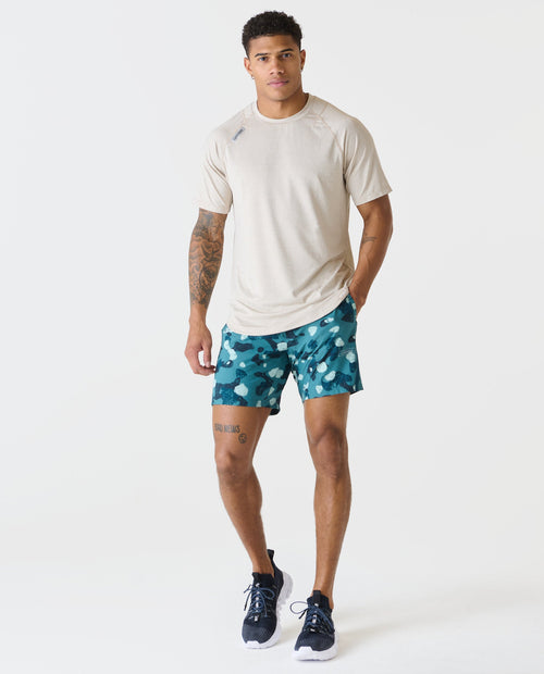 Bishop Short Distressed Camo Marine