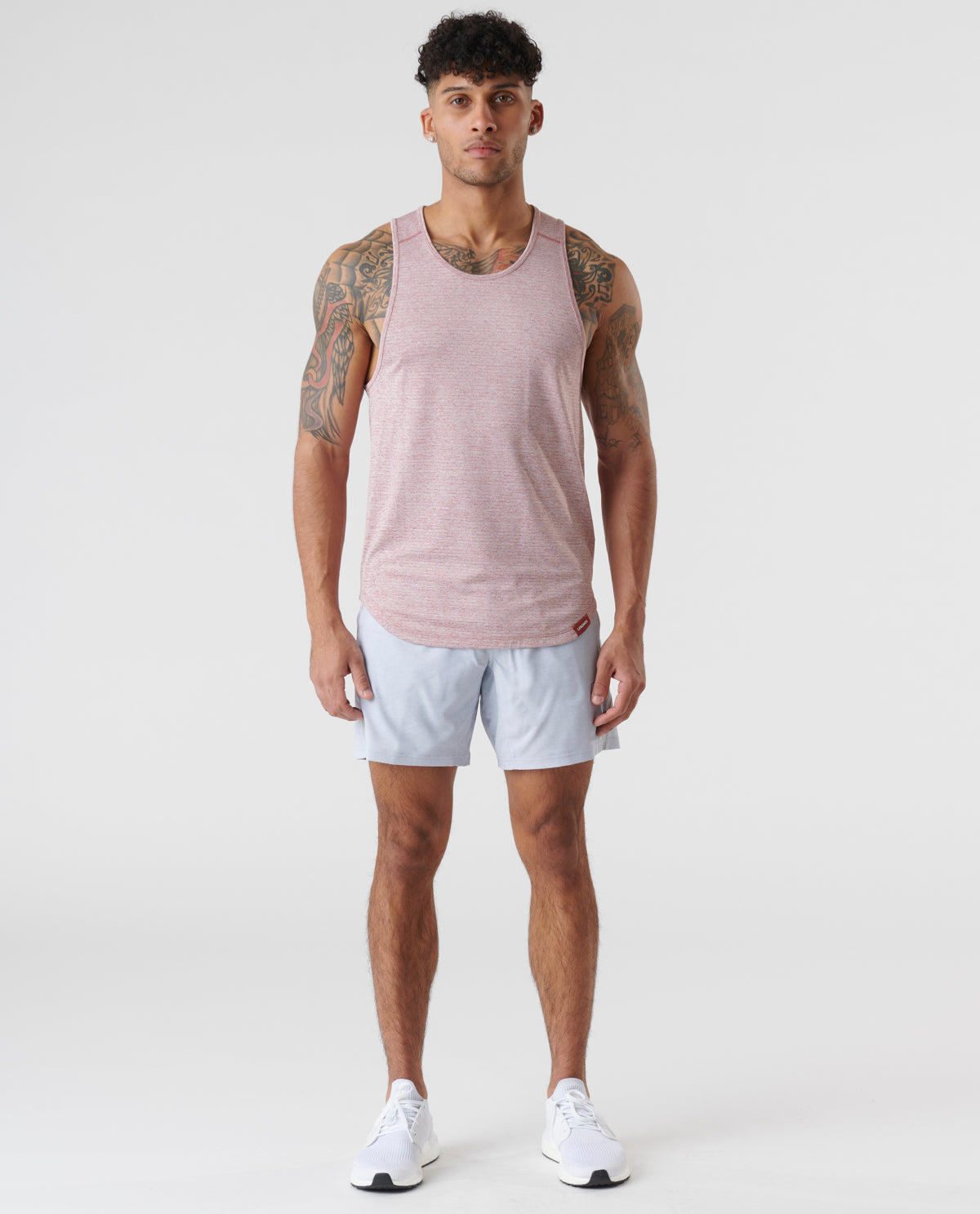 Bishop Short Light Gray Heather