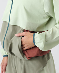 Bryn Jacket Dewdrop Block