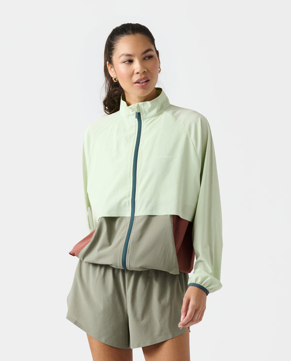 Bryn Jacket Dewdrop Block