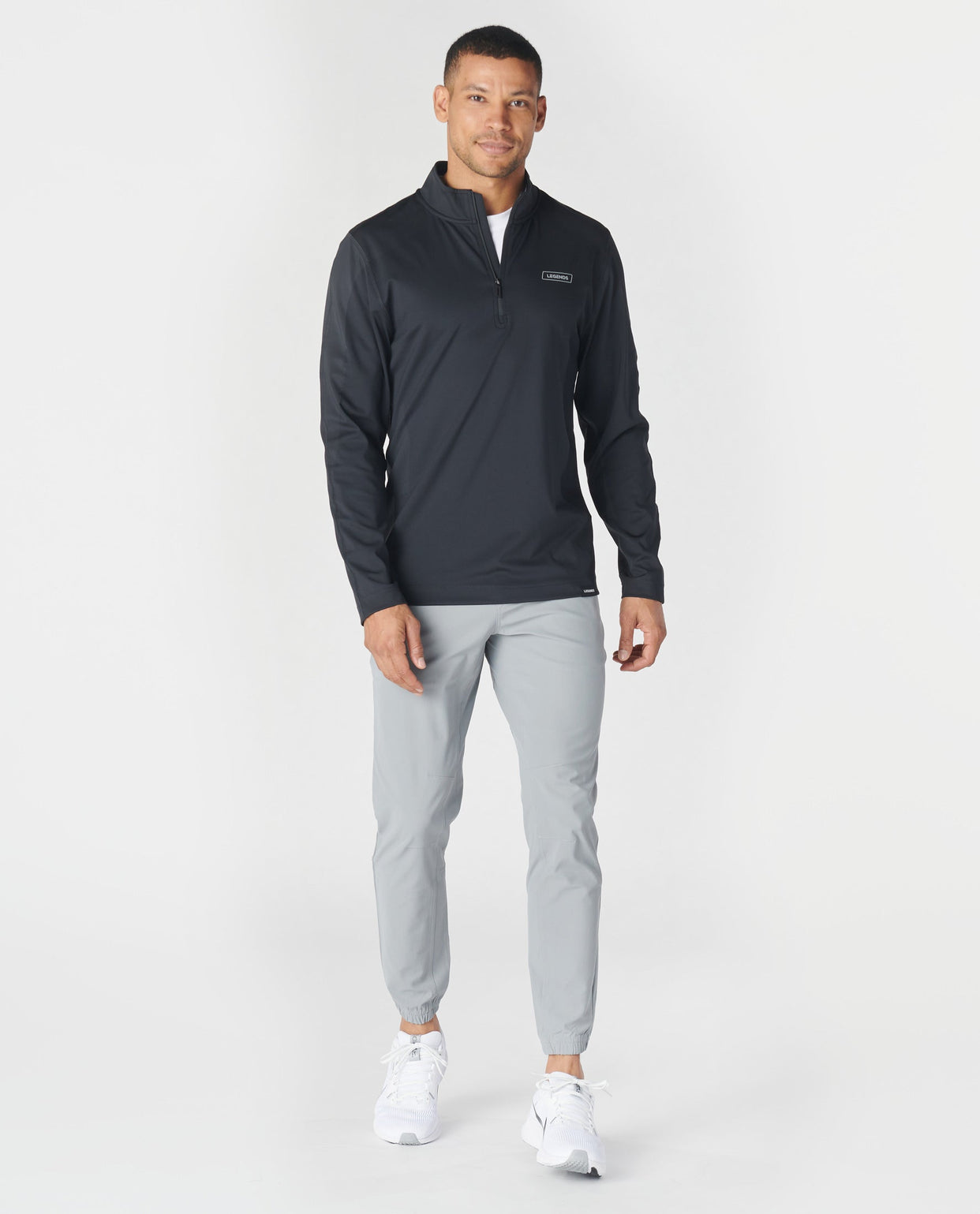 Culver Quarter Zip Black