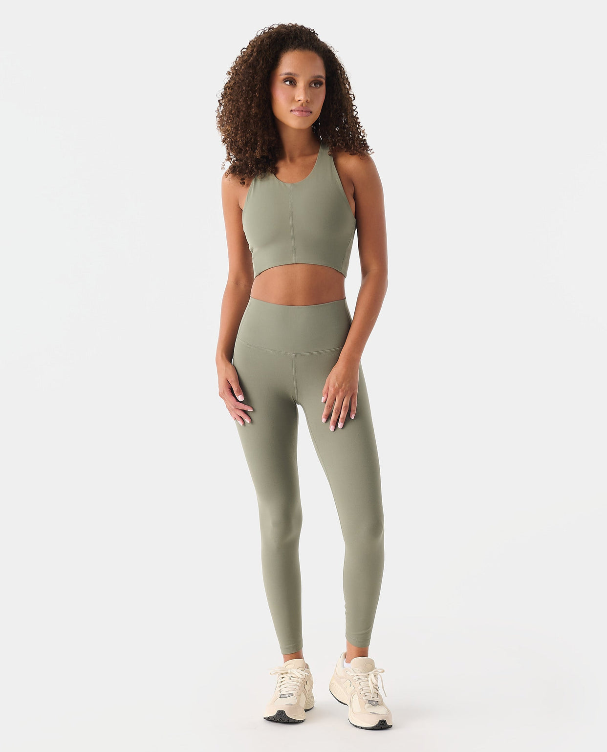 Elle Cropped Tank Fern