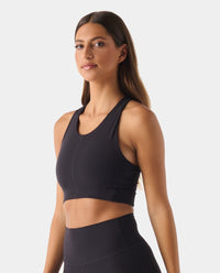 Elle Cropped Tank Onyx