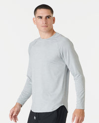 Enzo LS Tee Heather Gray Plus