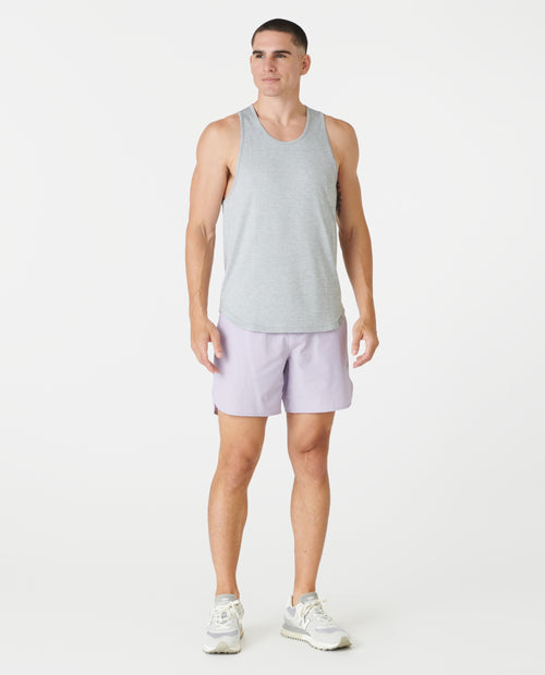 Enzo Tank Heather Gray Plus
