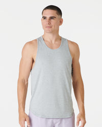 Enzo Tank Heather Gray Plus