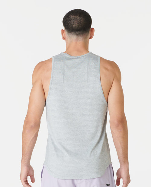 Enzo Tank Heather Gray Plus