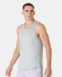 Enzo Tank Heather Gray Plus