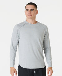 Enzo LS Tee Heather Gray Plus