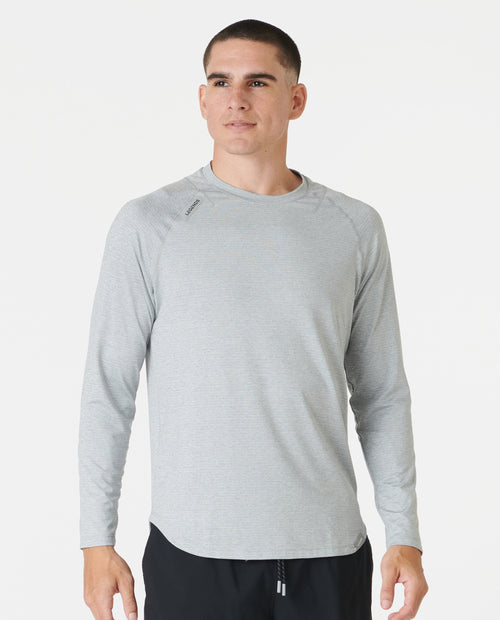 Enzo LS Tee Heather Gray Plus