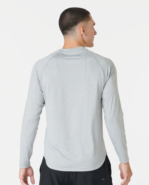 Enzo LS Tee Heather Gray Plus