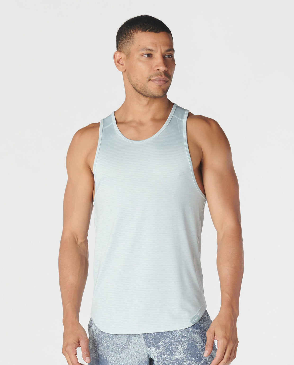 Enzo Tank Cloud Blue Heather