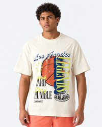 Heritage Oversized Tee WHSH Natural White