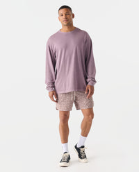 Fairfax Oversized LS Tee Washed Arctic Dusk