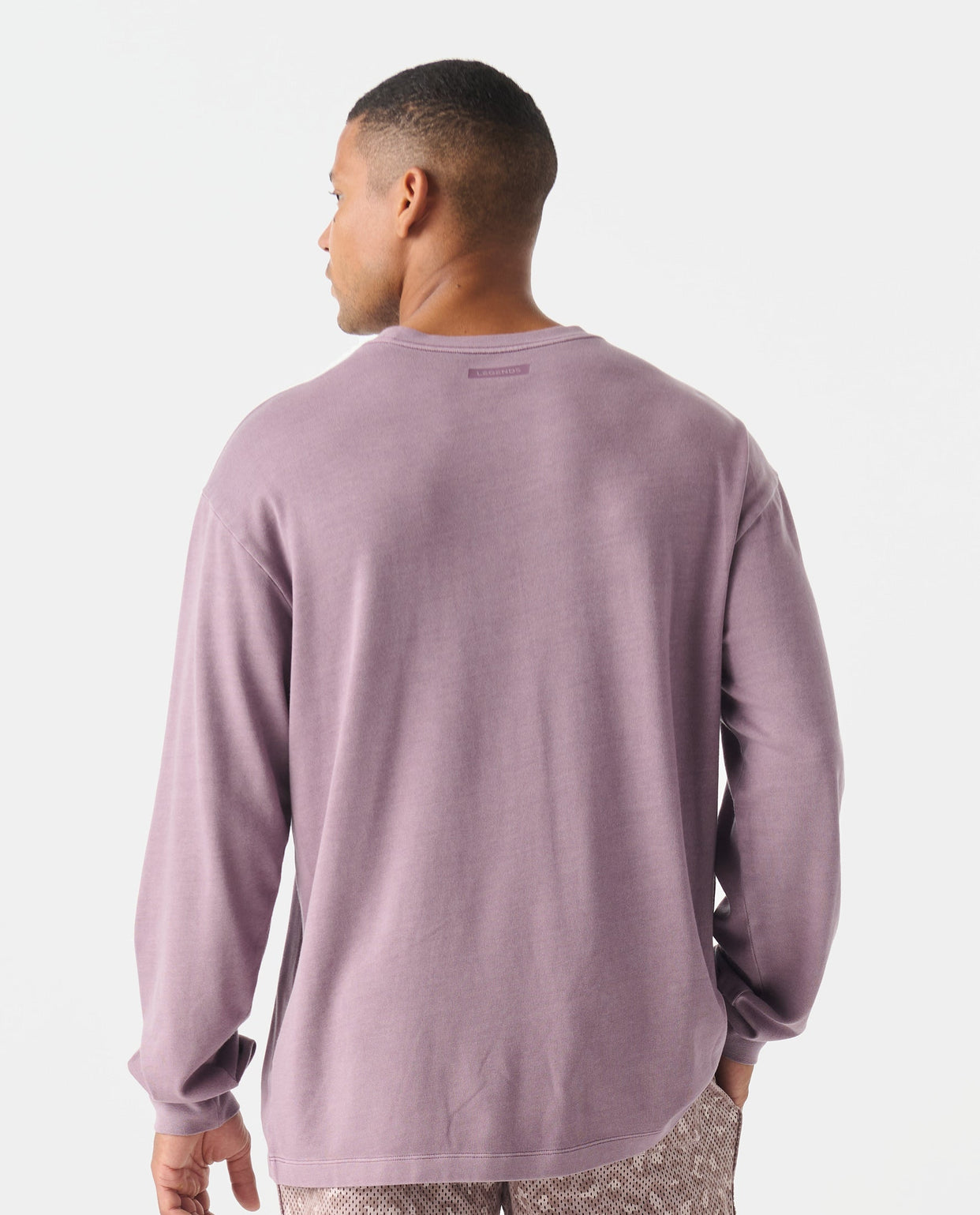 Fairfax Oversized LS Tee Washed Arctic Dusk