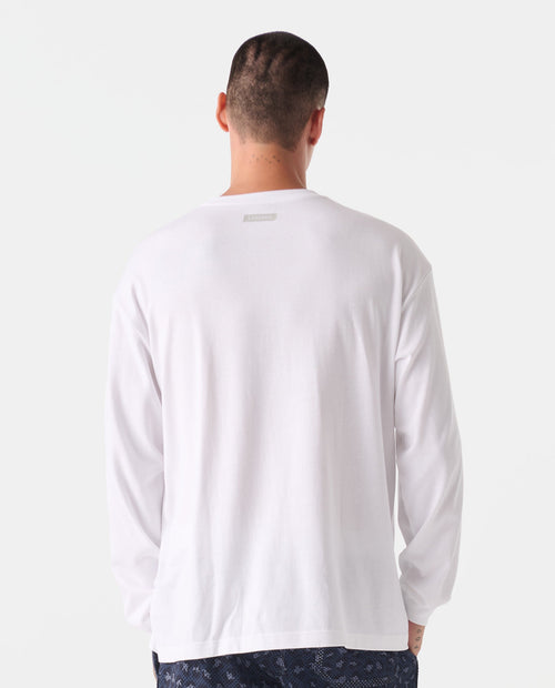 Fairfax Oversized LS Tee White