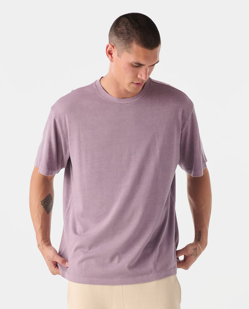 Fairfax Oversized Tee Washed Arctic Dusk