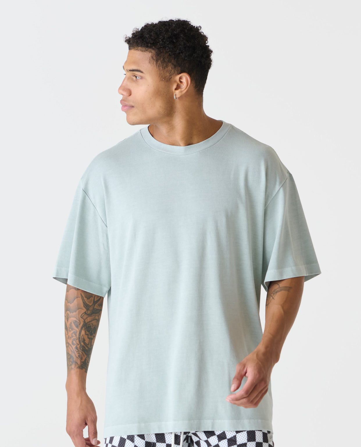 Fairfax Oversized Tee Washed Laurel