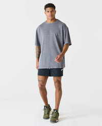 Fairfax Oversized Tee Washed Charcoal