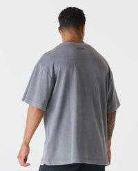 Fairfax Oversized Tee Washed Charcoal