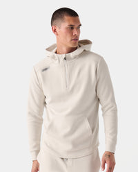 Hawthorne Tech Quarter Zip Hoodie Stone Heather