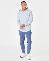 Aviation Tee Hooded LS Heather Gray Plus