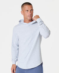 Aviation Tee Hooded LS Heather Gray Plus