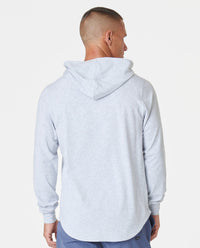 Aviation Tee Hooded LS Heather Gray Plus