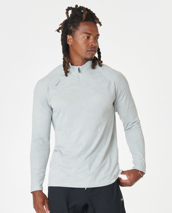 Dash Quarter Zip Gray Camo