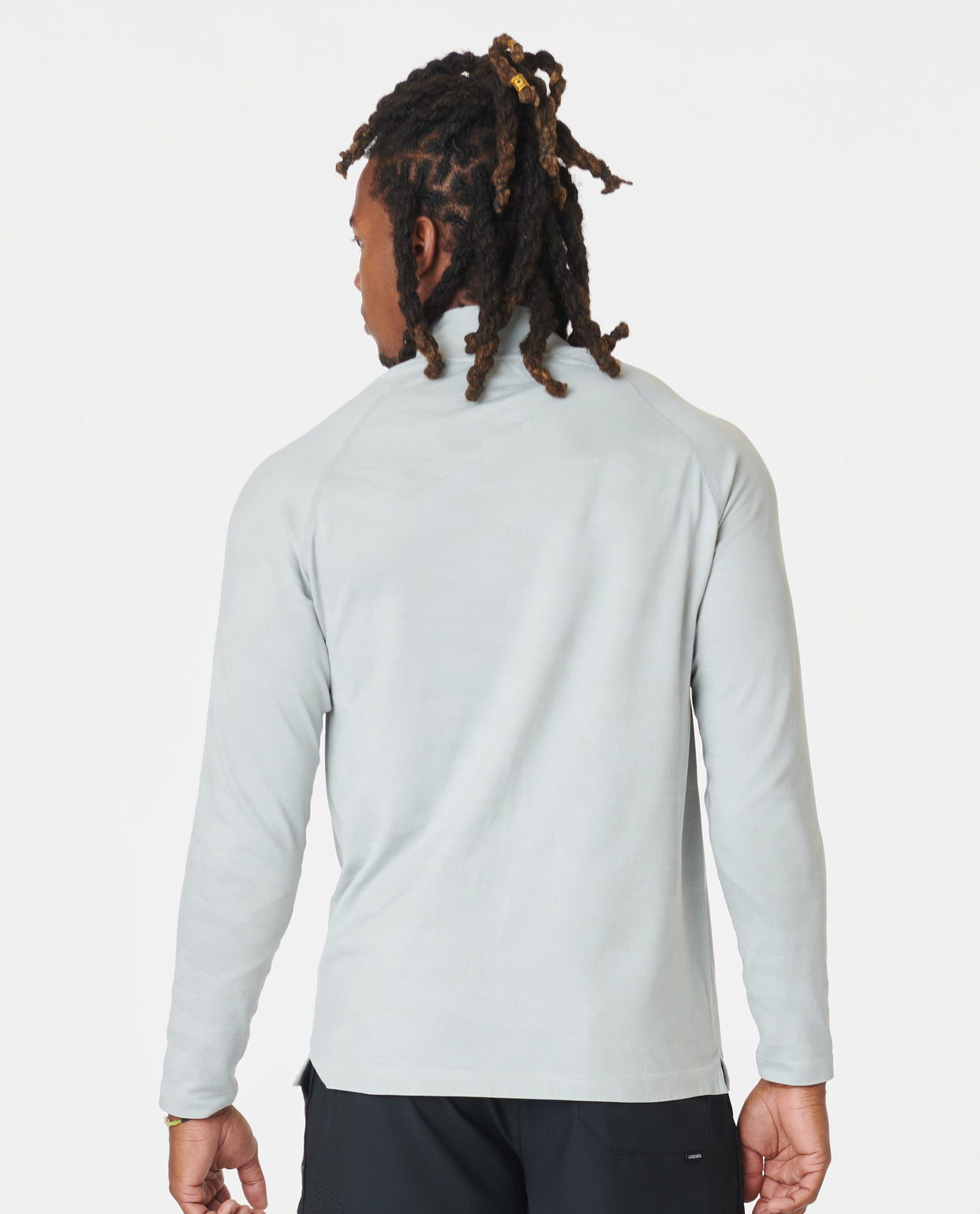 Dash Quarter Zip Gray Camo