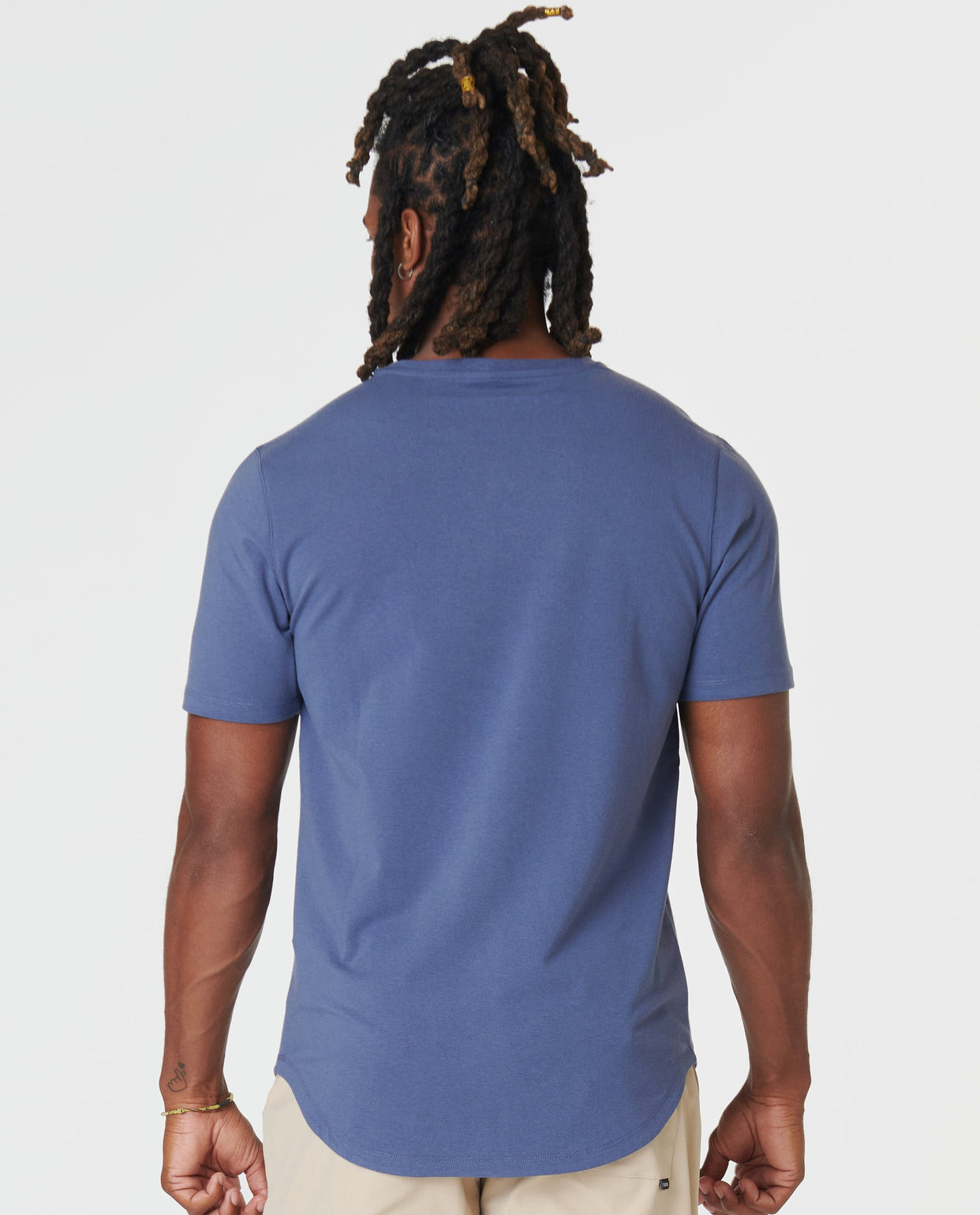 Aviation Tee Curved Hem Nightshadow