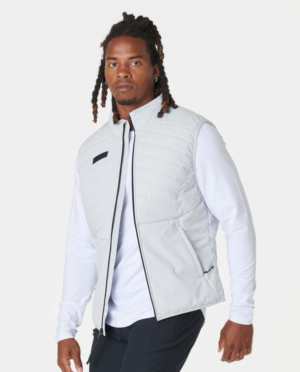 Nuch Puffer Vest Platinum