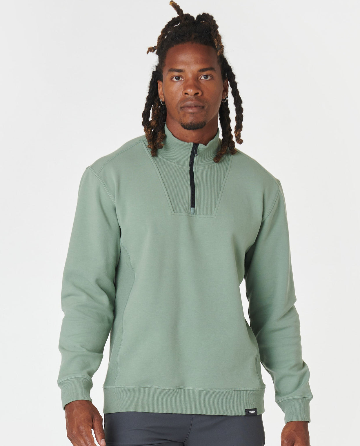 Highland Quarter Zip Sea Spray