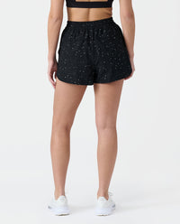 Leni Short Black Splatter