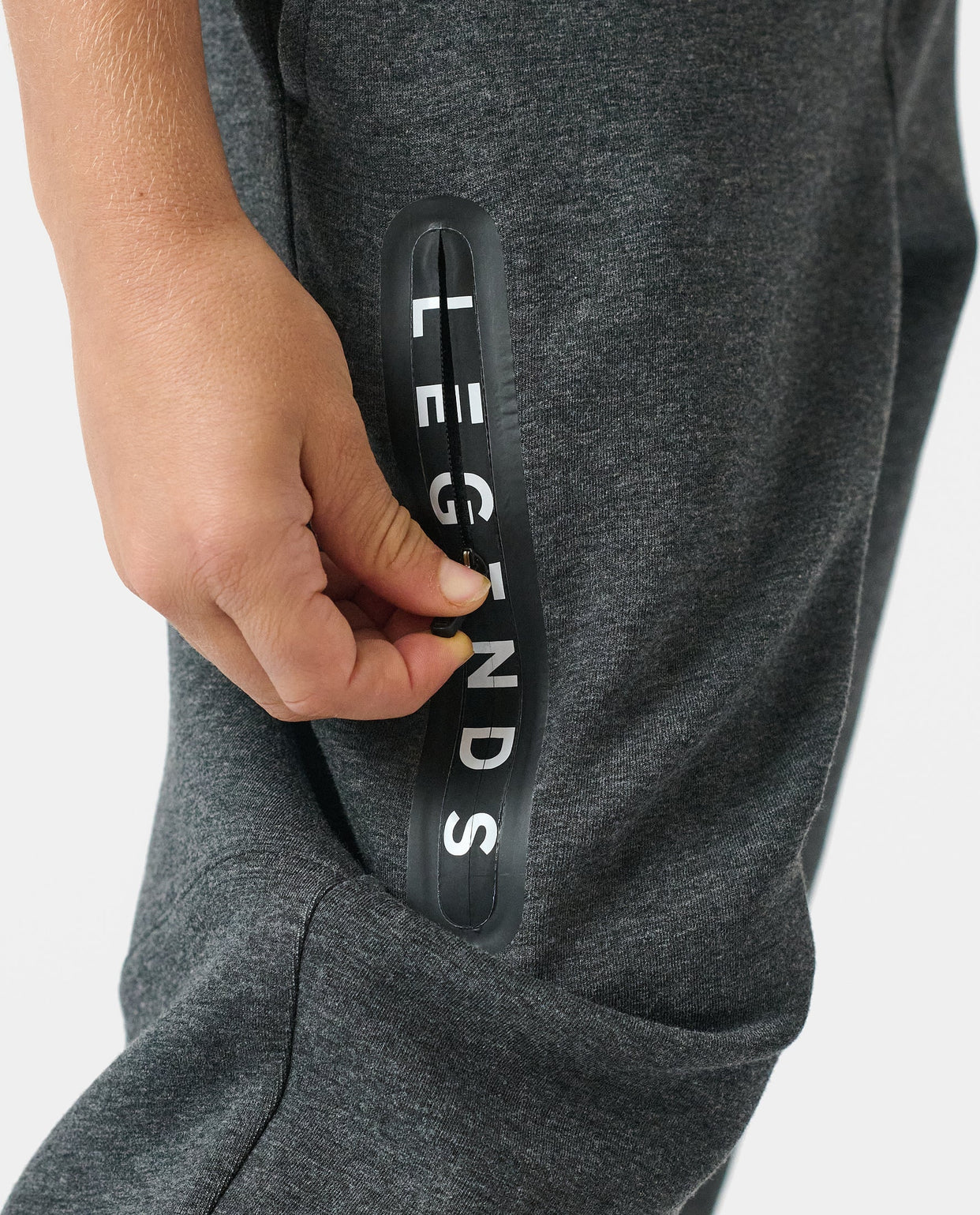 Little Legends Hawthorne Tech Jogger Black Heather