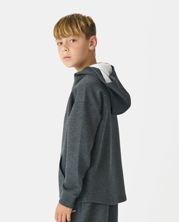 Little Legends Hawthorne Tech Quarter Zip Black Heather