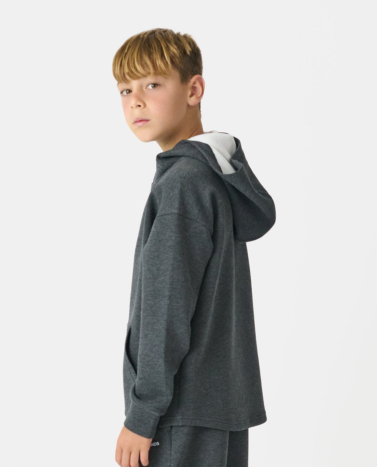 Little Legends Hawthorne Tech Quarter Zip Black Heather