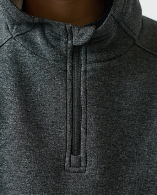 Little Legends Hawthorne Tech Quarter Zip Black Heather