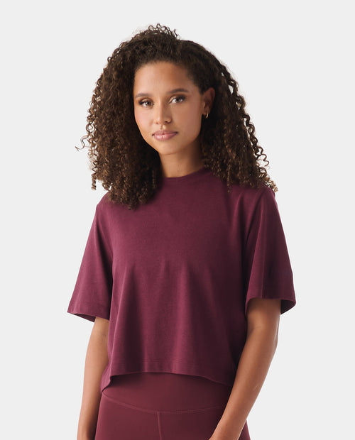 Milo Cropped Tee Fig