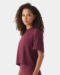 Milo Cropped Tee Fig