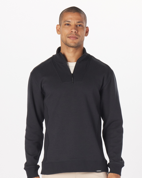 Highland Quarter Zip Black