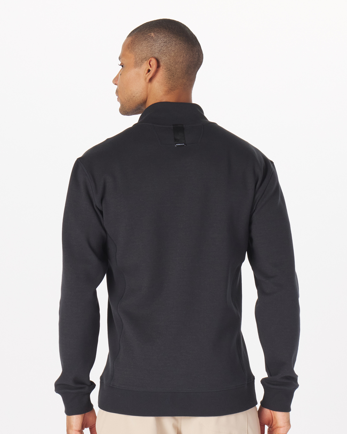 Highland Quarter Zip Black