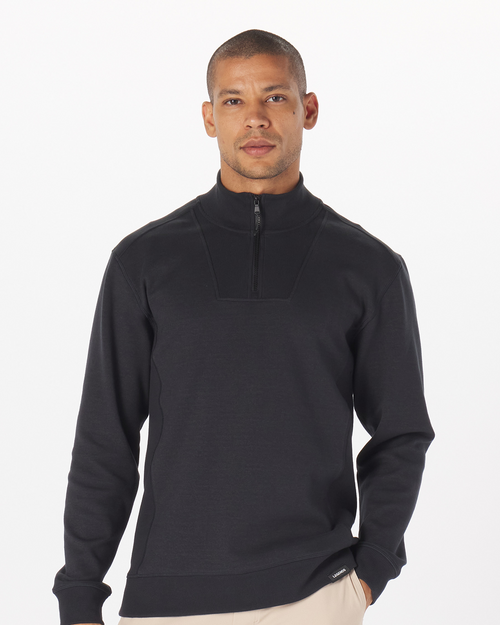 Highland Quarter Zip Black