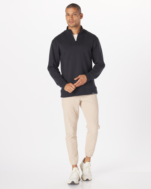 Highland Quarter Zip Black