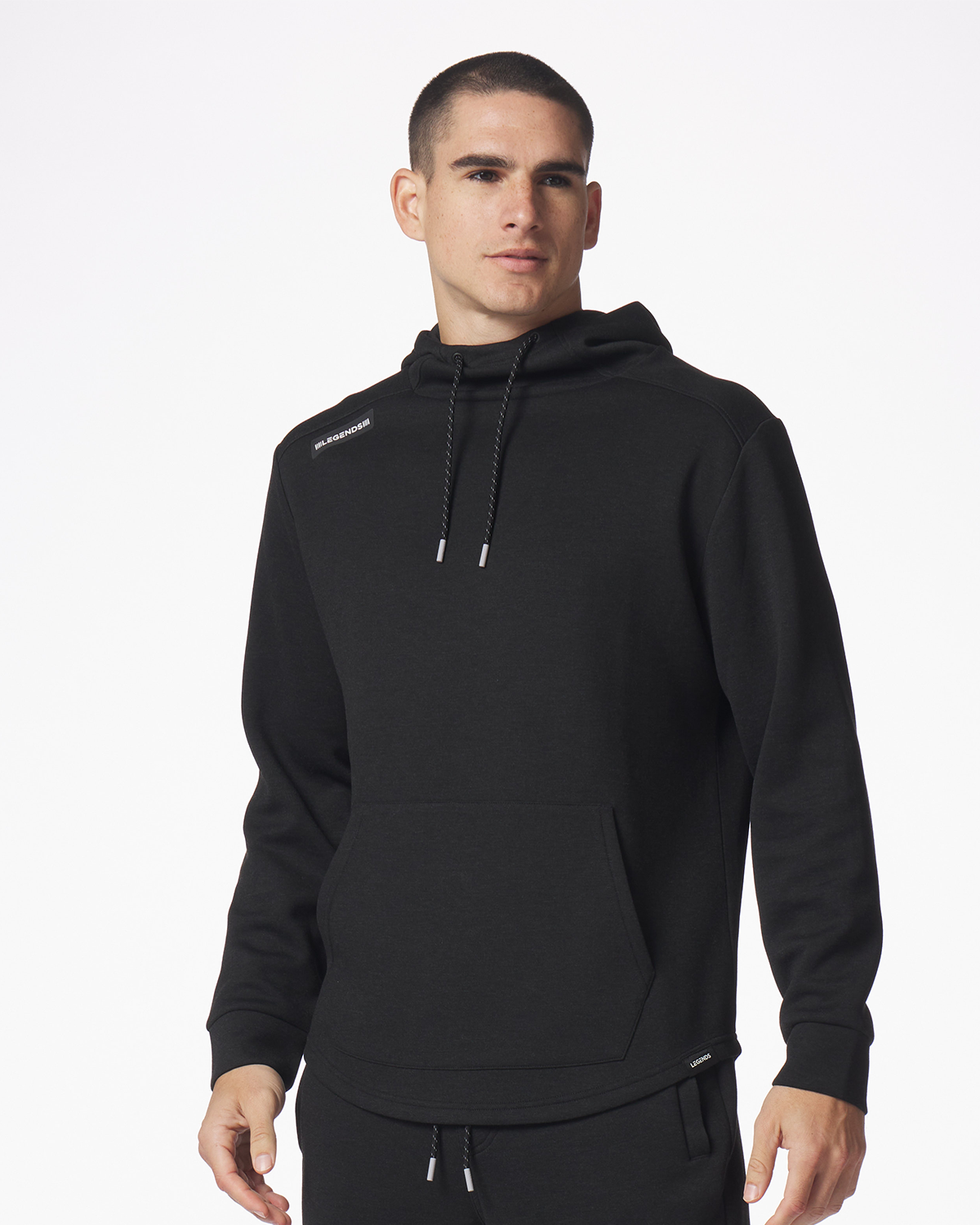 Hawthorne Tech Hoodie Black Heather